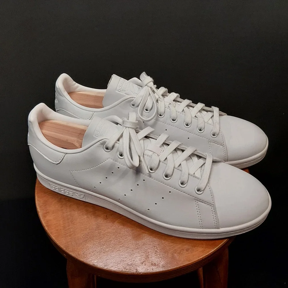 Adidas Stan Smith Primegreen Triple White Sneakers FX5500 Mens 12.5